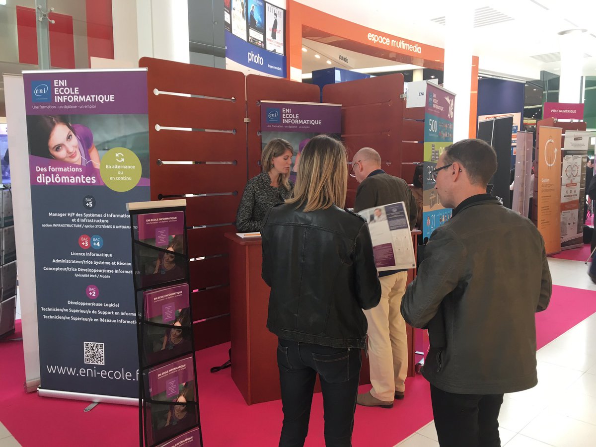 antoinegil's tweet photo. Des formations IT jusqu'à bac + 5 avec @ENIEcoleInforma #forumemploiatlantis #formationinformatique https://t.co/8UytJbMjJ6