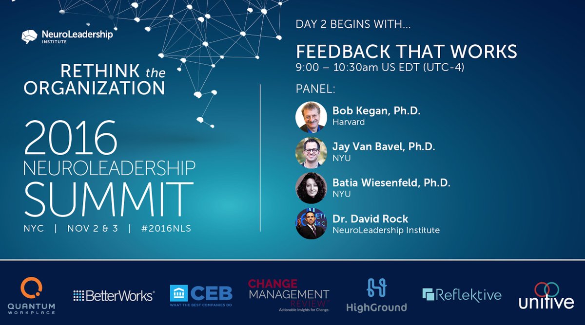 #2016NLS |2016 Summit Day 2 opens with 'Feedback That Works' at 9am US EDT (UTC-4). Watch Live: bit.ly/2eGnwBn