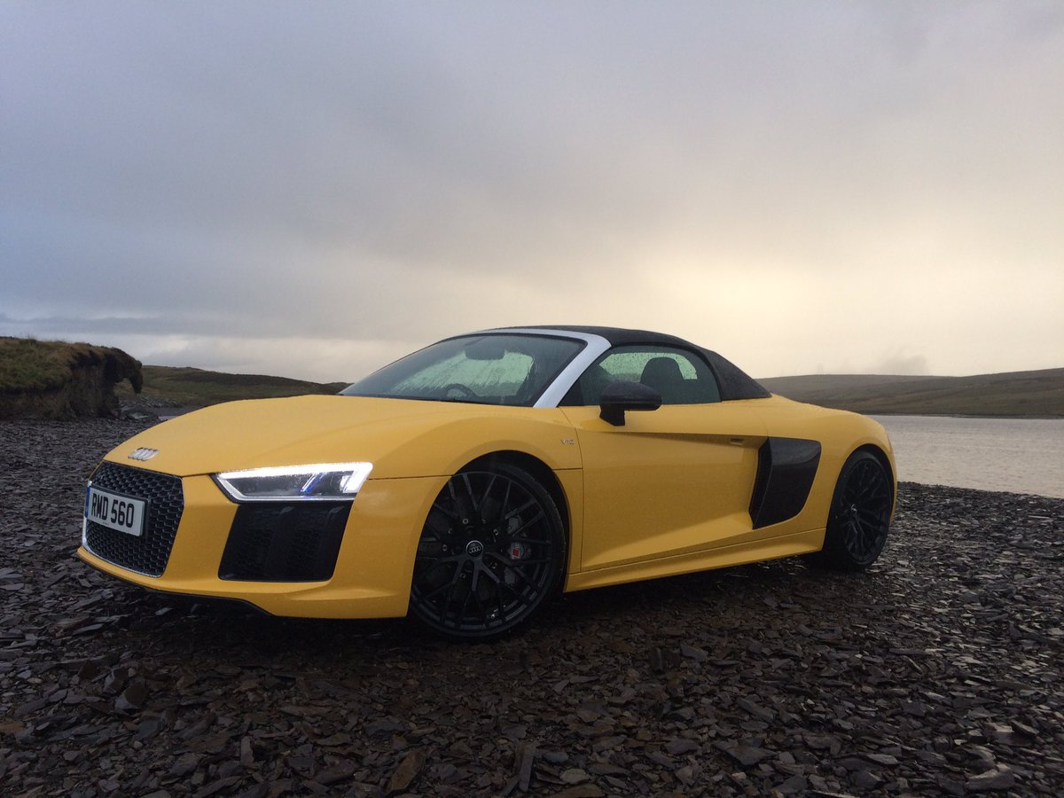 Nick_Stafford's tweet photo. In @evomagazine this month. New @Audi R8 Spyder. https://t.co/Kr54jPhnq2