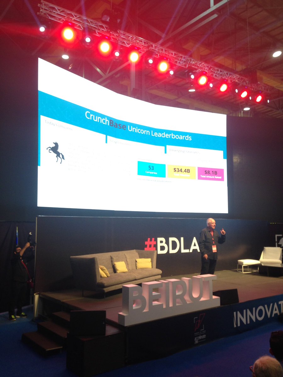 GeeHarb's tweet photo. "You should not be put off by the death rate of start ups Unicorns are possible" #KeithTeare TechCrunch #BDLAccelerate2016 @BDLaccelerate https://t.co/KzLVrguyRX