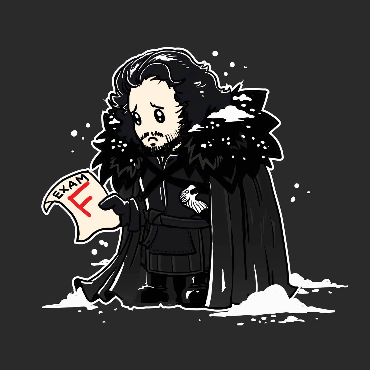 RFandom's tweet image. Jon Snow truly does know NOTHING. Get the shirt to shame him here: buff.ly/2fj4Q7L #GameOfThrones #DaKingInDaNorf