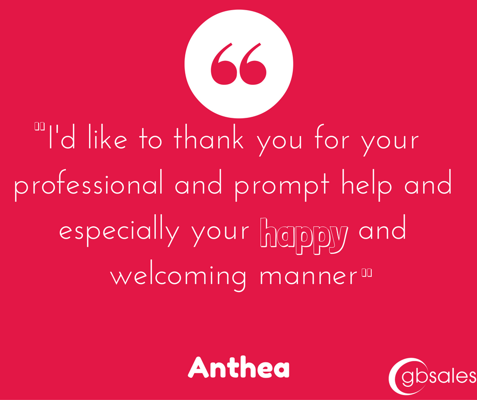 GB__Marketing's tweet image. Lea's always happy! if you're looking for some help with your next sales or customer service job, give Lea a call  buff.ly/2eXj5Sy