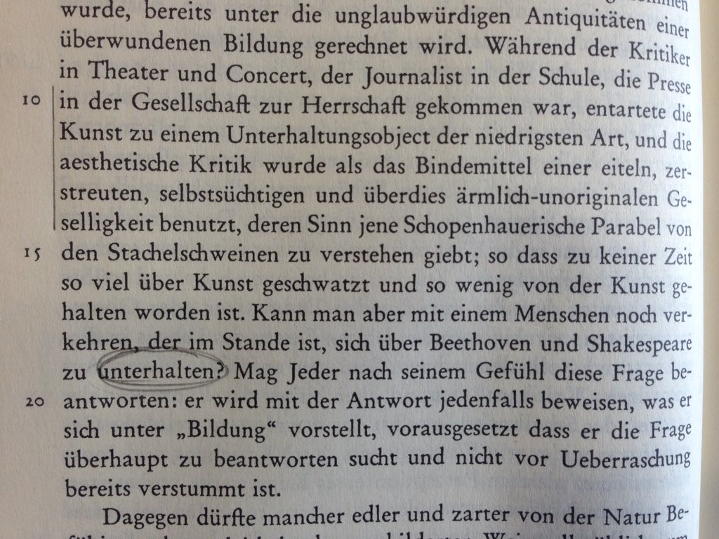 #Nietzsche zu Fragen der #Bildung II
