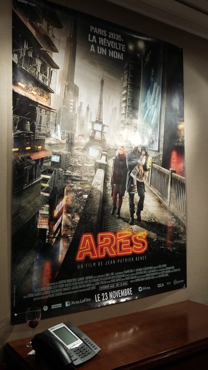 DAMESKARLETTE's tweet photo. Ce soir découverte du film Ares de #jeanpatrickbenes en salle le 23 novembre prochain #ares @gaumontfilms https://t.co/tvC4Kl1LBC