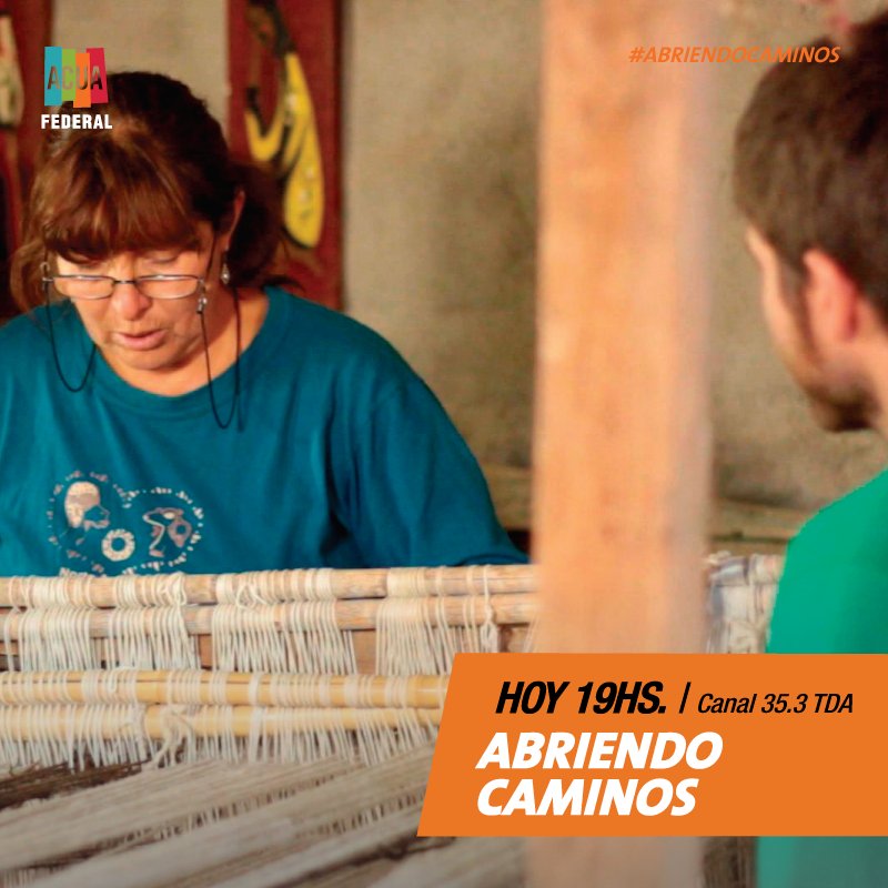 ACUAFederal's tweet photo. Federico recorre Argentina en busca de historias que ayudan a mejorar nuestro país.
#AbriendoCaminos hoy a las 19hs ¡Imperdible! https://t.co/ptUhdzMLjU