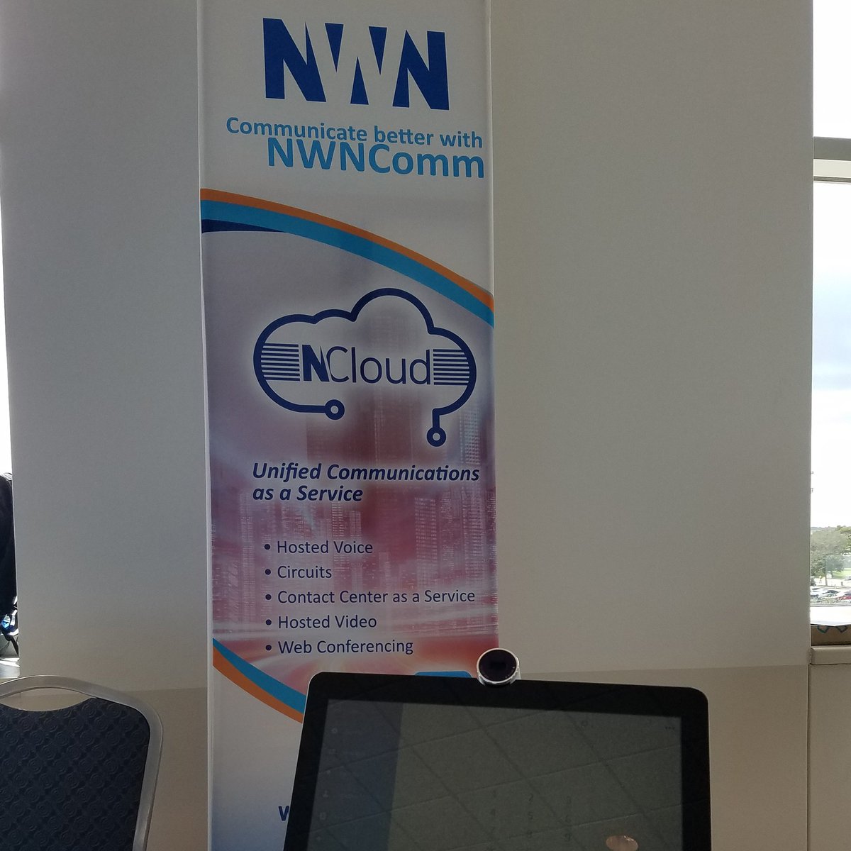 jdesisto's tweet photo. Communicate better with #NWNComm Come by and talk to us #CiscoLiveLocal https://t.co/dHGbs1GboG