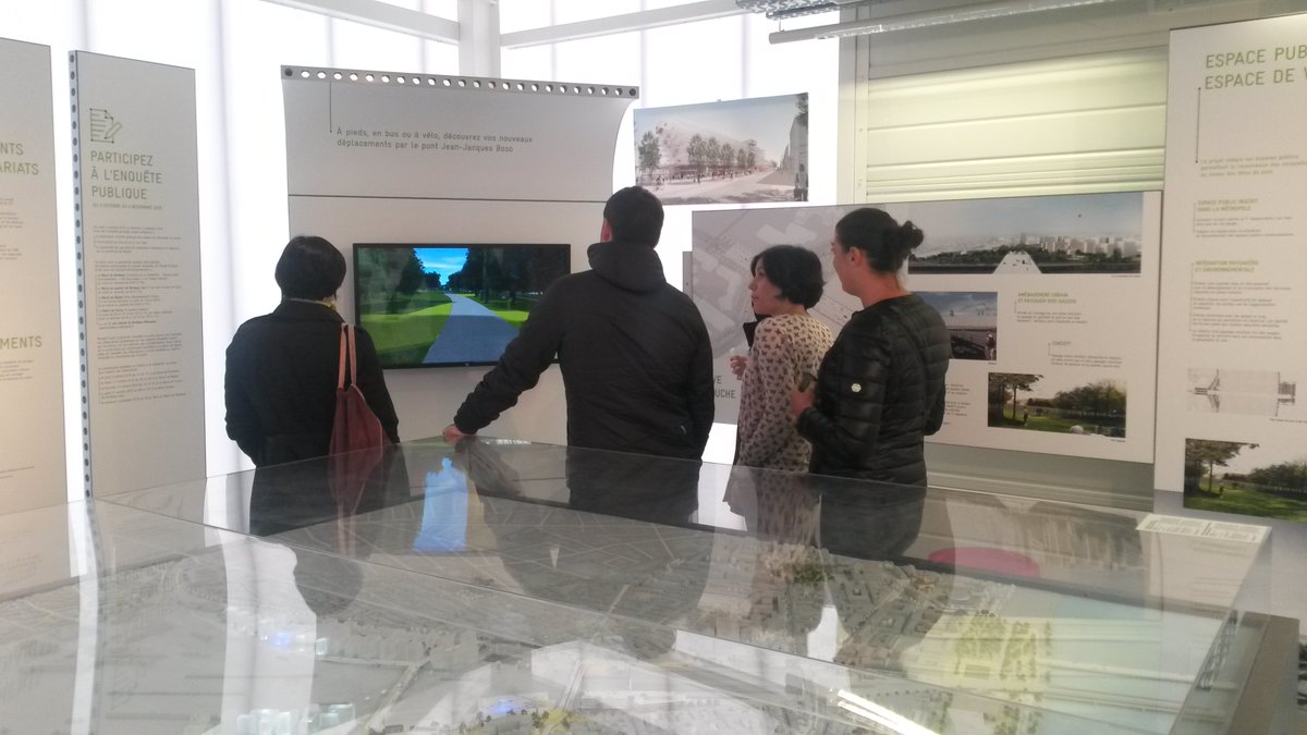 BxEuratlantique's tweet photo. Jusqu'au 10 nov. la maison du projet accueil l'exposition proposée par @BxMetro : "Pont Jean-Jacques Bosc : espace public et espace à vivre" https://t.co/KMjrY16T4p