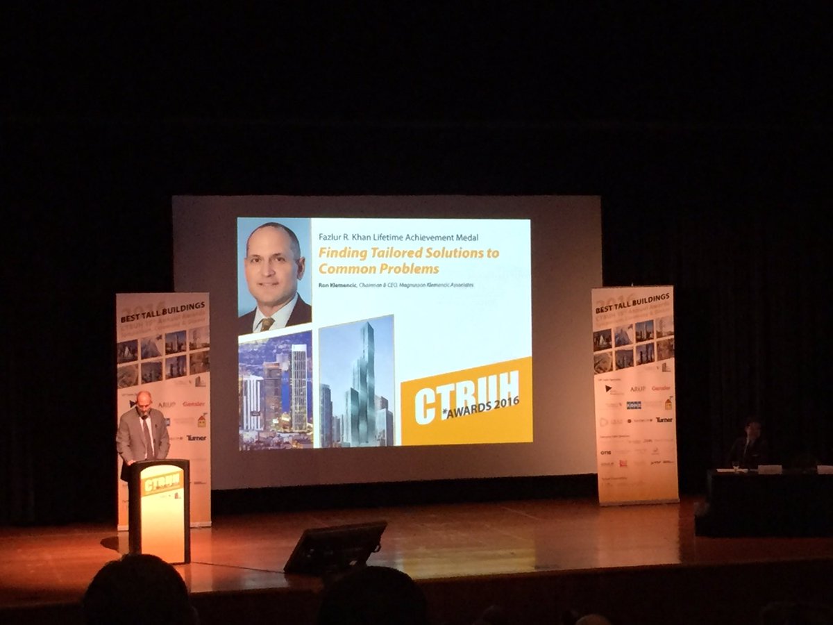 jaysh82's tweet photo. Congrats to Ron Klemencic! @aisc @CTBUH https://t.co/UYSPAxVclB