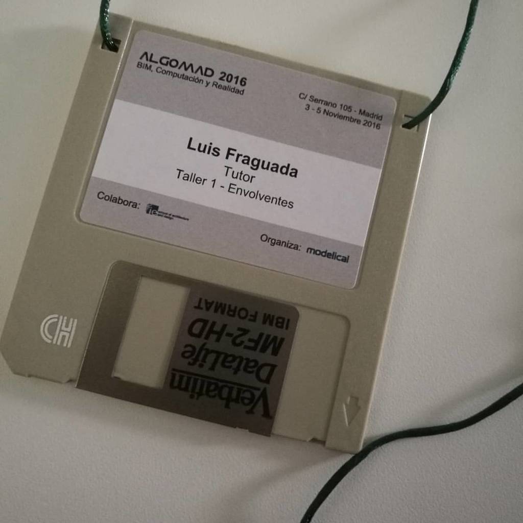 luisfraguada's tweet photo. Best conference badge thus far. #1.44mb #algomad #Madrid #modelical (at IE University) https://t.co/xBA6jwXGKP