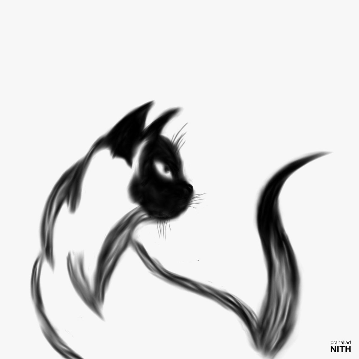 Siamese Cat Cartoon Drawing