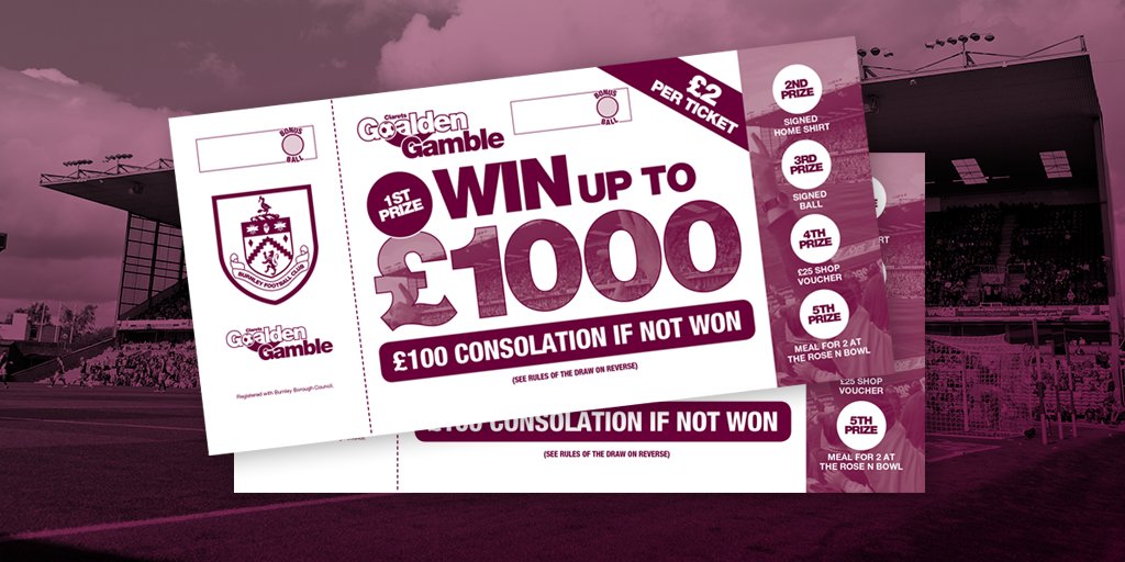 Clarets Lotteries tweet media
