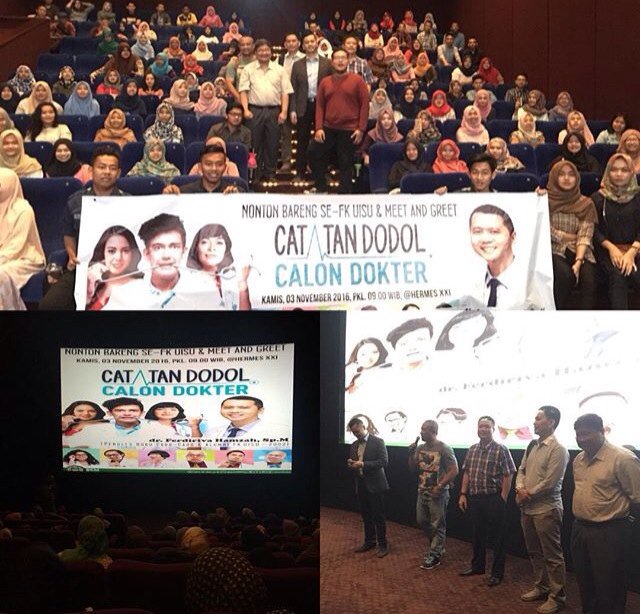 rhika_af's tweet photo. Thanks dr. @ferdiriva filmnya pas bgt buat kami2 smester akhir, bntr lgi koas💉💉 sukses terus🙏 #CadoCadoTheMovie https://t.co/lwjP6IHZ5F