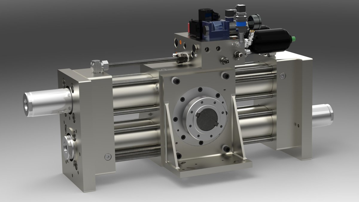 ZeusHydratech's tweet photo. Would you believe this incredible image was actually generated by our CAD design engineer. It was built 12 weeks after that #rotaryactuator https://t.co/6xoyriptfr