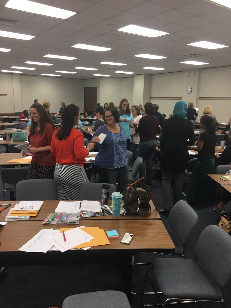 Teachers participating in FOLD and Pass and the Region 4 Assessment Conference with @Tobey_Math  <a href="/R4Math/">Region 4 Mathematics</a>