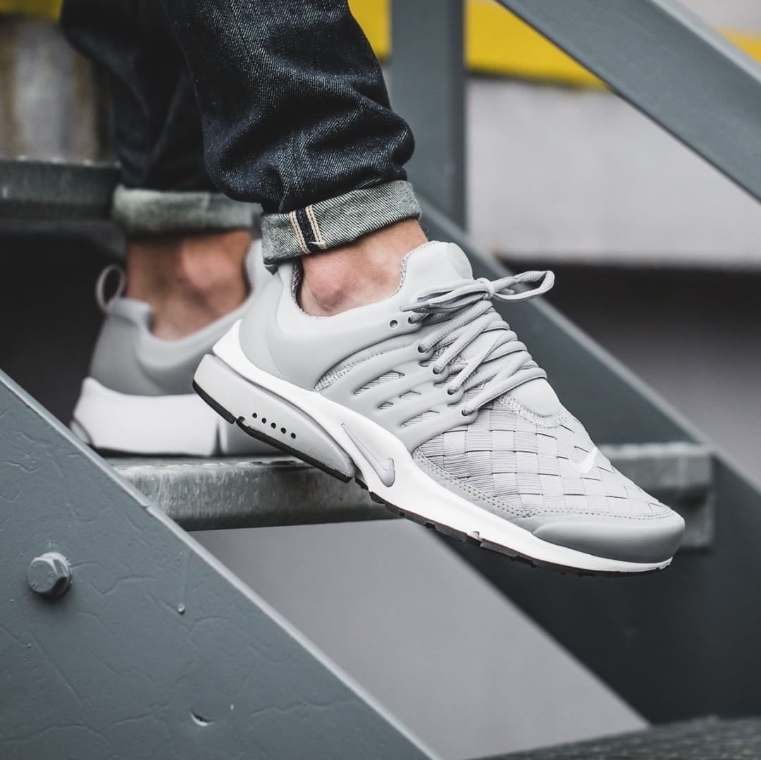 nike presto woven grey