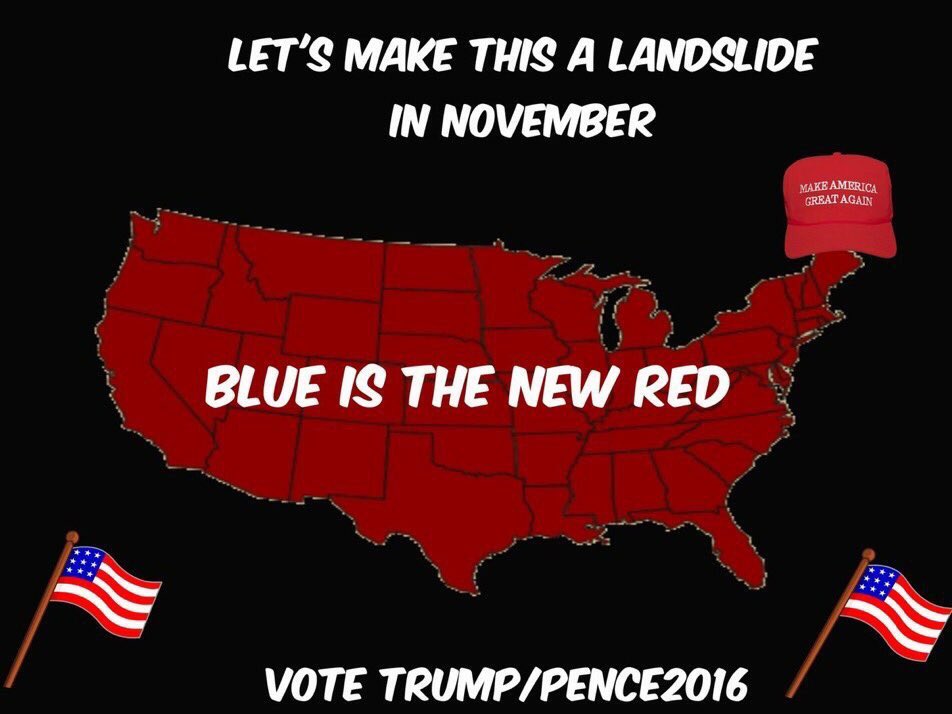 PatriotSassy's tweet photo. To my home state of Michigan! Cmon Great Lakes State! @migov Also: Ohio! Pennsylvania! North Carolina! Virginia! Florida! Utah! #BeatHillary https://t.co/s6wcKccne2
