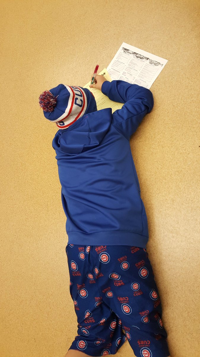 Portillos menu math this morning after an exciting Cubs win! #nottired