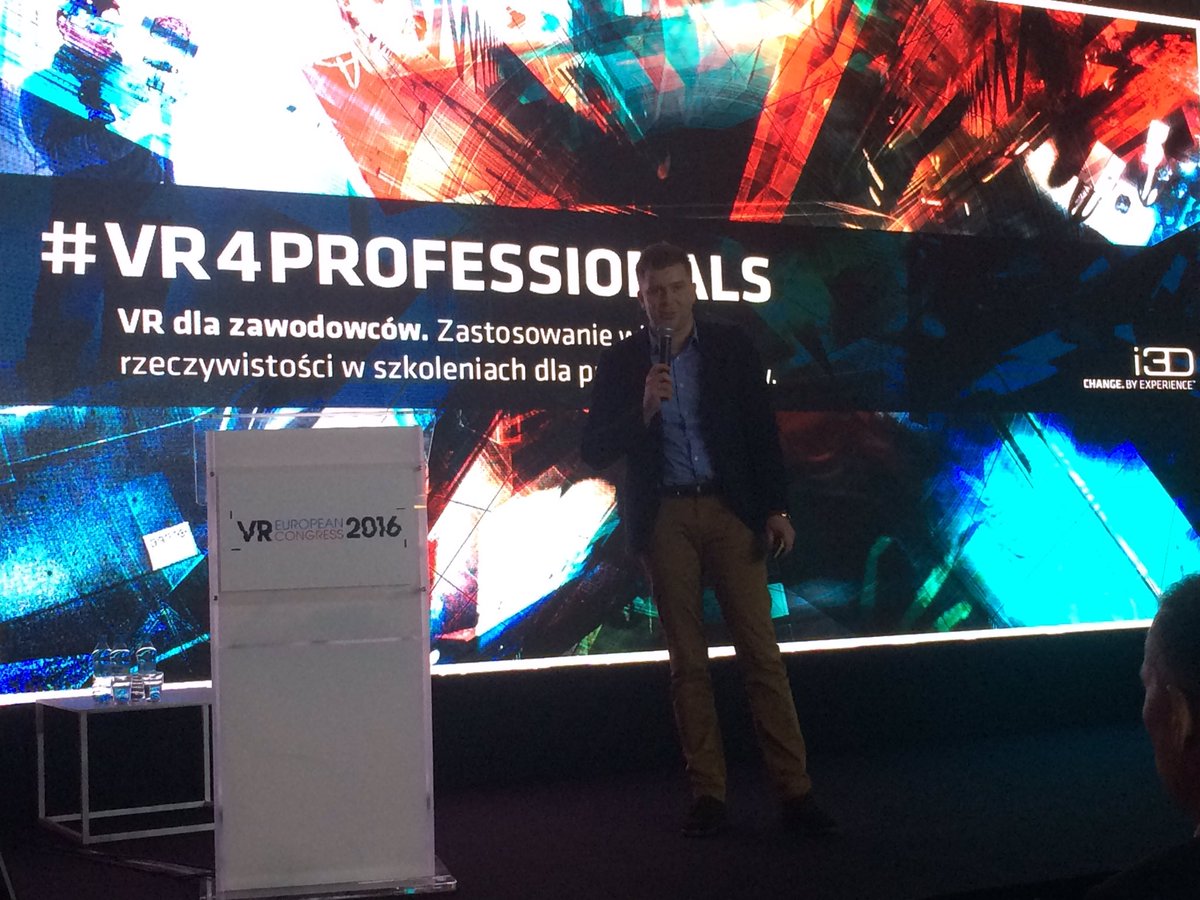 i3DVRhouse's tweet photo. #VRcongress #vr4professionals VR is not  about entertainment only any more but still can be entertaining. Watch i3D references https://t.co/AvAwTxpdnO