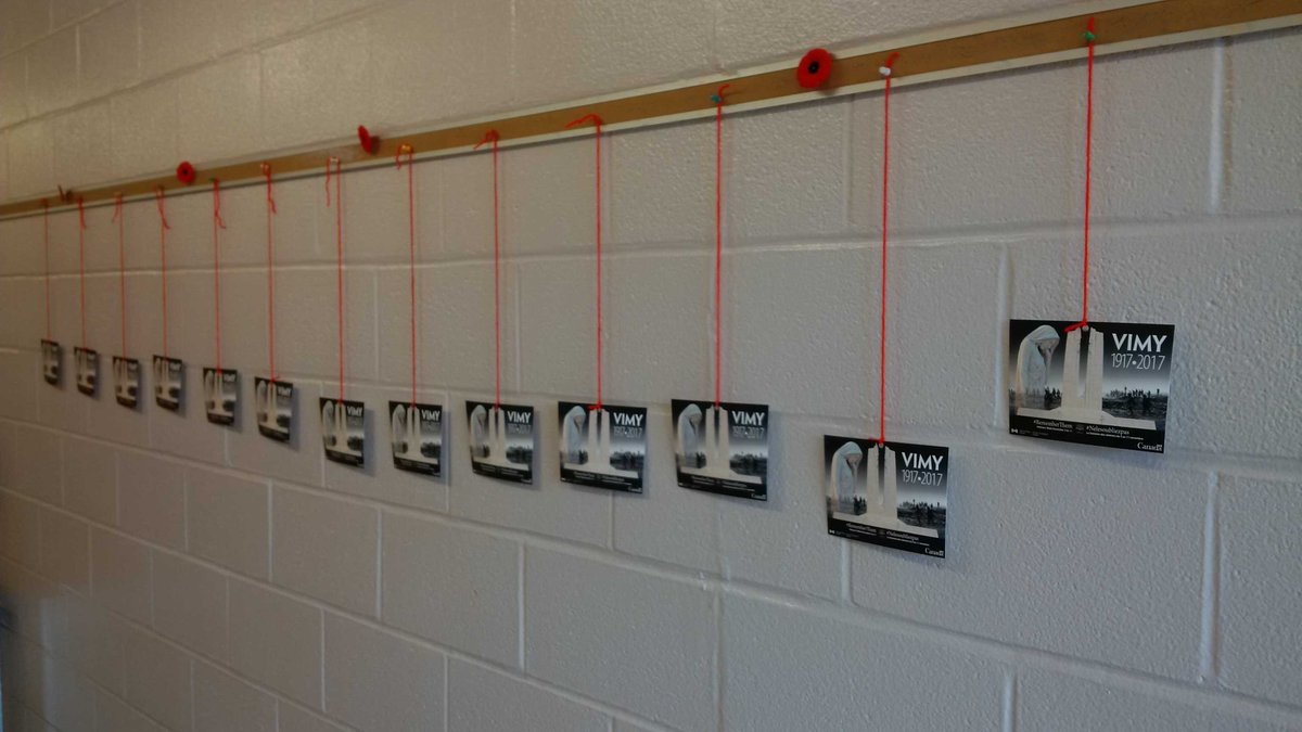 Cordella remembers. Post cards for Veterans written by our students. Coming soon in the mail.