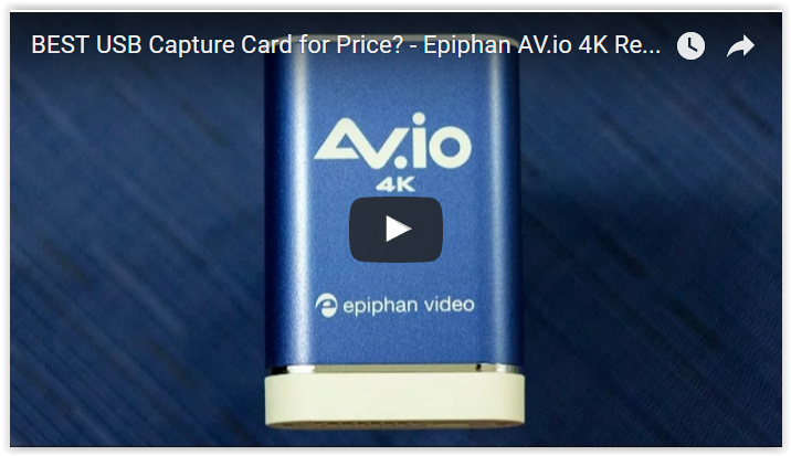 videoguys's tweet photo. Epiphan AV.io 4K Review: The BEST USB Capture Card for Price! https://t.co/aMBJjjr4wa https://t.co/vphmVpb5uI