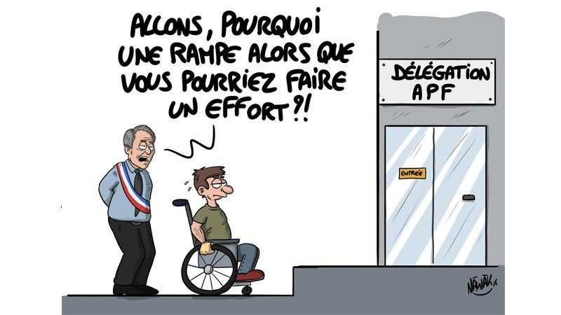 apfhandicap's tweet photo. A Moulins, les personnes handicapées moins bien considérées que des pots de fleurs ! Signez la pétition ! https://t.co/fHjdEpDkbg https://t.co/DXxCCmtA22