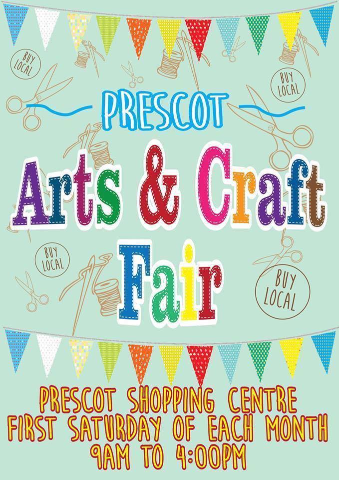 Also on this Saturday is our wonderful Arts and Crafts fair just inside Prescot Shopping Centre! #loveprescot #artsandcrafts