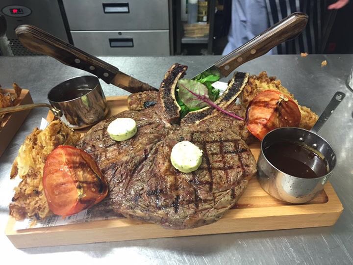 Mcgarforth's tweet image. Steak anyone?