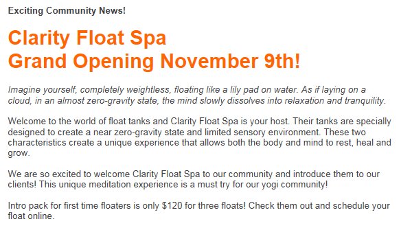 1MillionCupsCMO's tweet photo. Former presenter @ClarityFloats Update!
https://t.co/3tpn4i8pLq
Grand Opening Nov 9th! https://t.co/cYVCybFl50