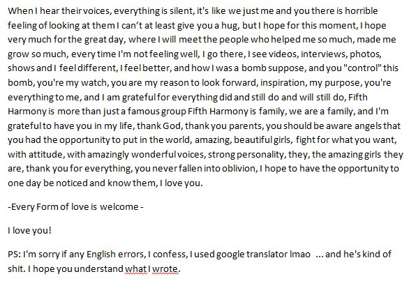 lmjhavana's tweet photo. I don’t care, I love you anyhow. It is too late to turn you out of my heart. 🌹❤ @FifthHarmony https://t.co/GaraY92lAS
