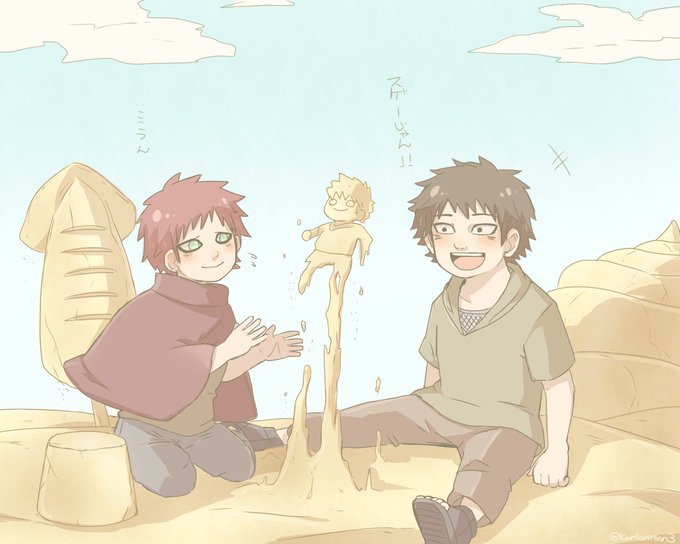 我愛羅のtwitterイラスト検索結果 古い順