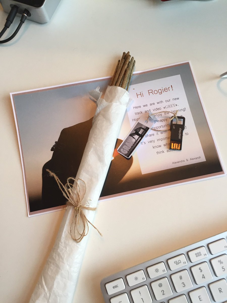rogierarmada's tweet photo. Demo for Armada Chill, what a pleasant surprise :) Signed their last record sent with incense sticks, re-listen here:https://t.co/hWKs4VLy4r https://t.co/6rv8frRjpy