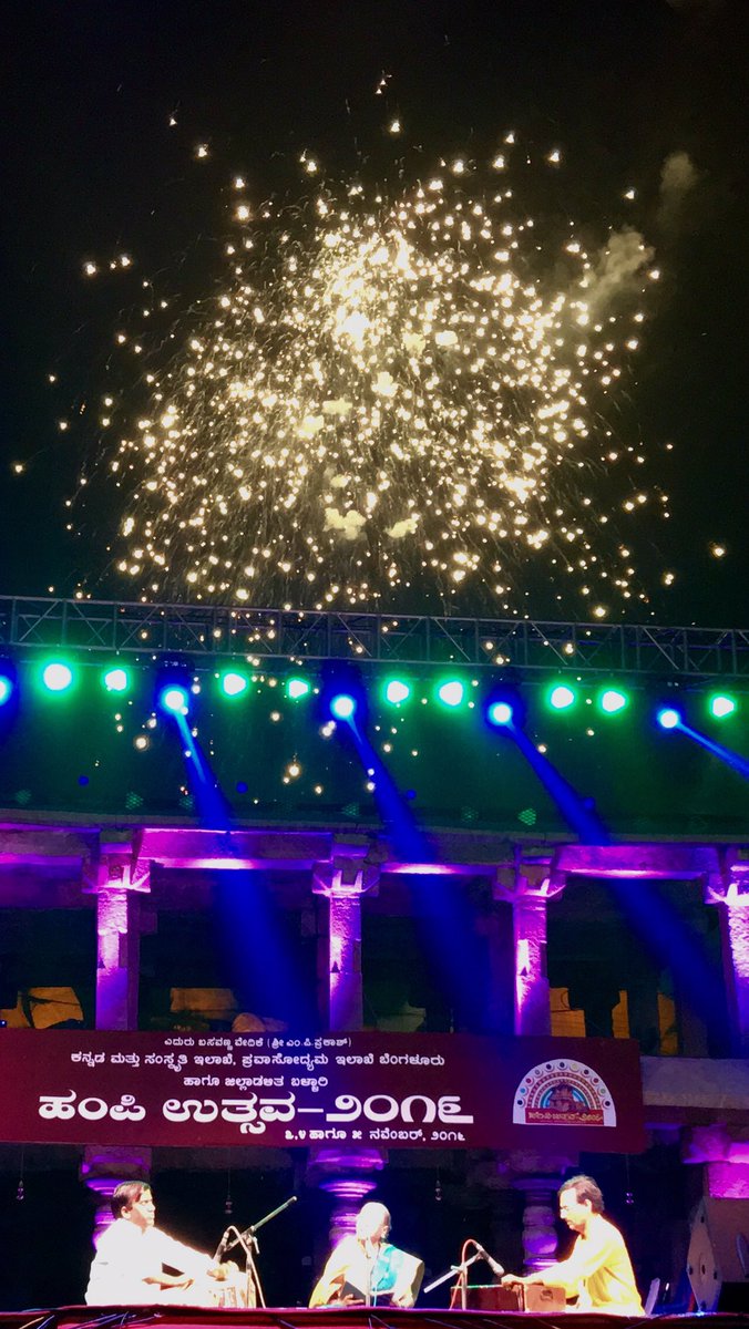 PriyankKharge's tweet photo. Great performances at #HampiUtsav2016. Get to Hampi to experience art, culture &amp; great history this weekend. https://t.co/L66wkTi3bF