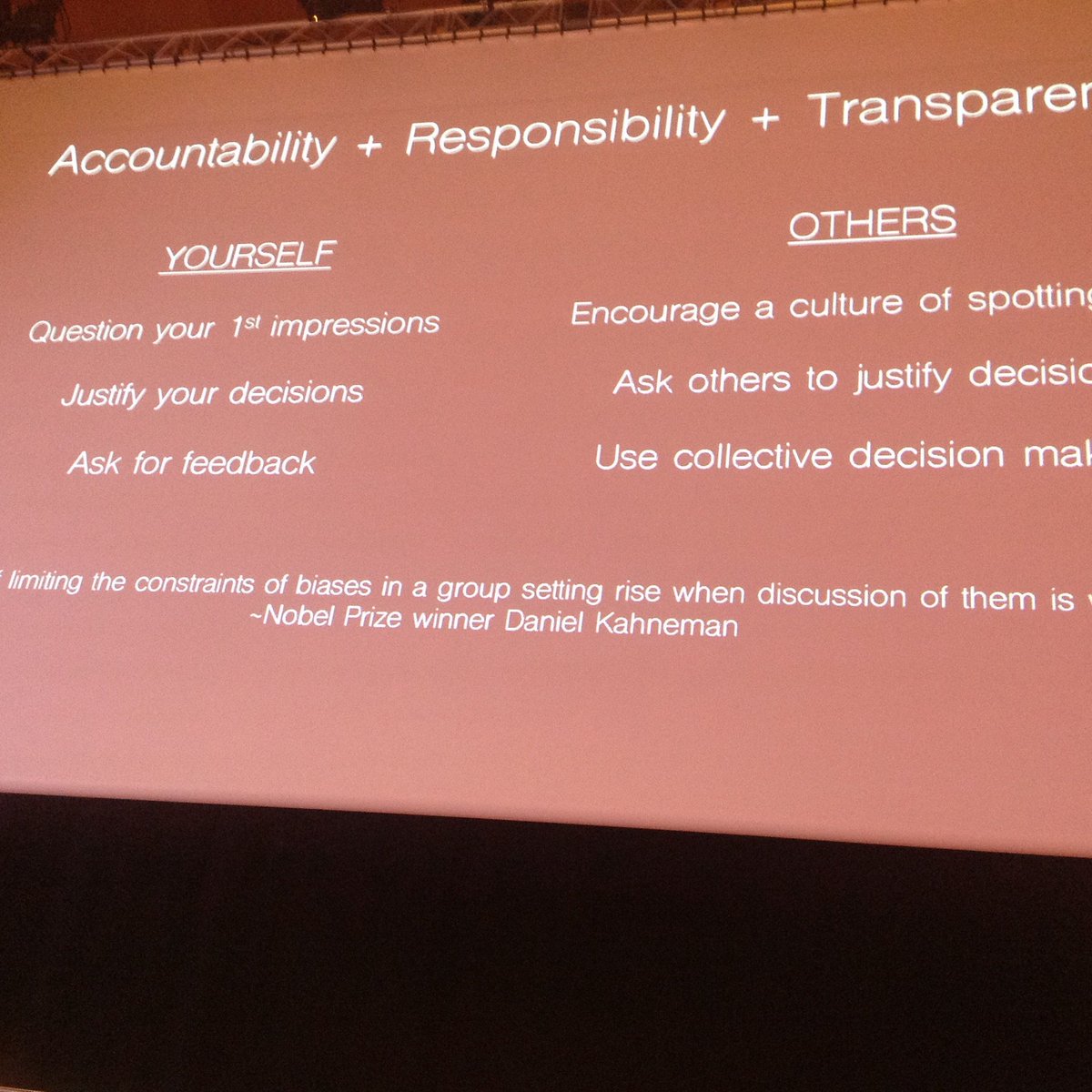 Accountability key to addressing unconscious bias #ReadySteadyWomen