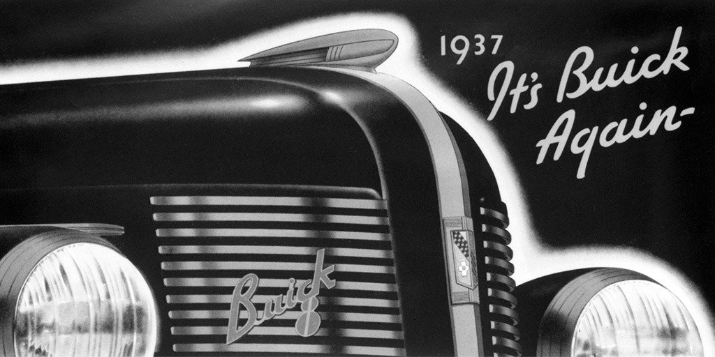 Buick's tweet photo. When you reinvent luxury, reintroductions are in order. #ThatsABuick #TBT https://t.co/2zSzpUBU3i