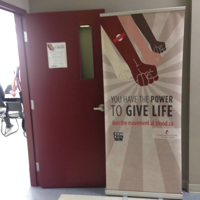 _SuccessCollege's tweet photo. Canadian Blood Services held their "What's Your Type?" blood drive at #SuccessCollege. #nshealth #sackville https://t.co/urZZ09g1pi