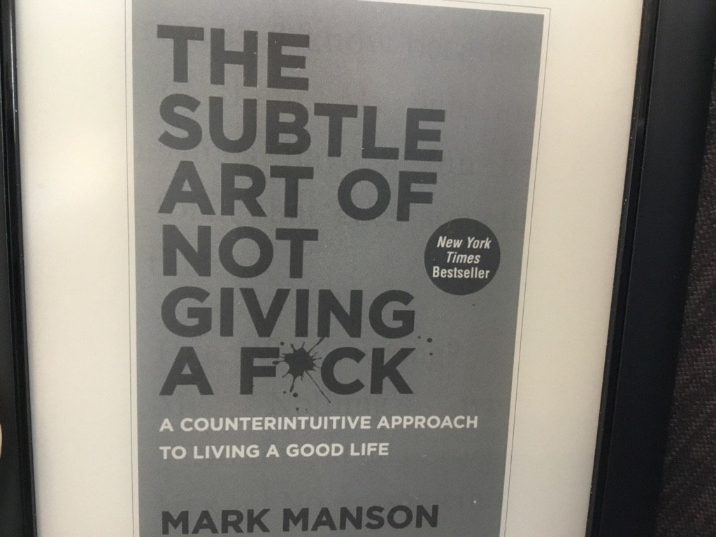 Currently enjoying this book. Because, as the saying goes, one has only so many F's to give.