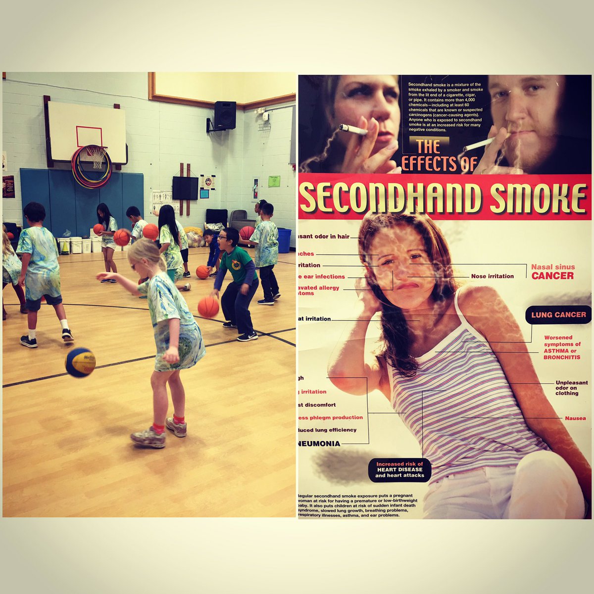 2nd nine-weeks off to a strong start in PE! #tobaccoawareness #basketball @AISDHealthPE @SummittEagles
