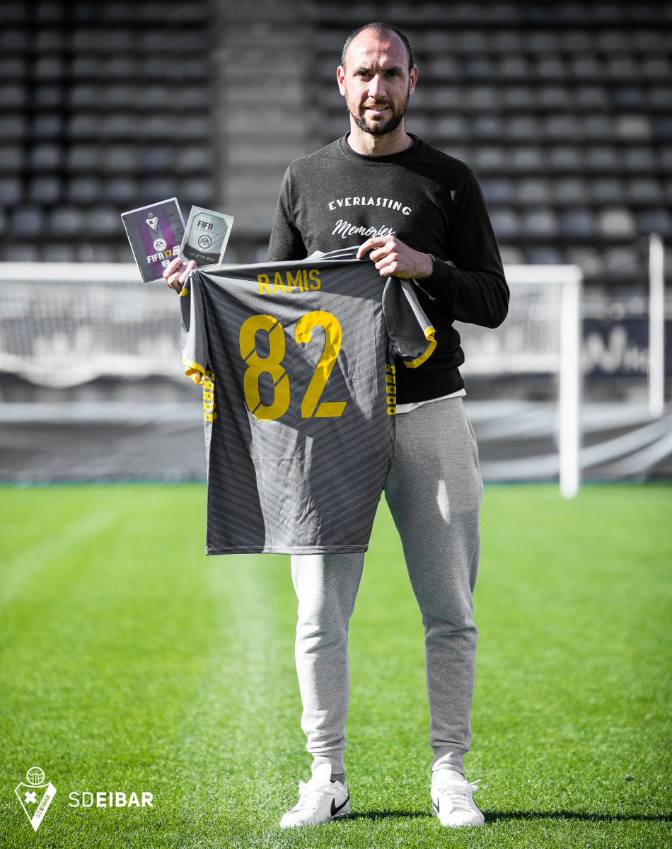 SDEibar's tweet photo. IVÁN RAMIS 🎖 Jugador del equipo de la semana FIFA17 Ultimate Team!

🎮 Y su puntuación media se ha incrementado hasta 82, zorionak! https://t.co/q8xzBvgnnI