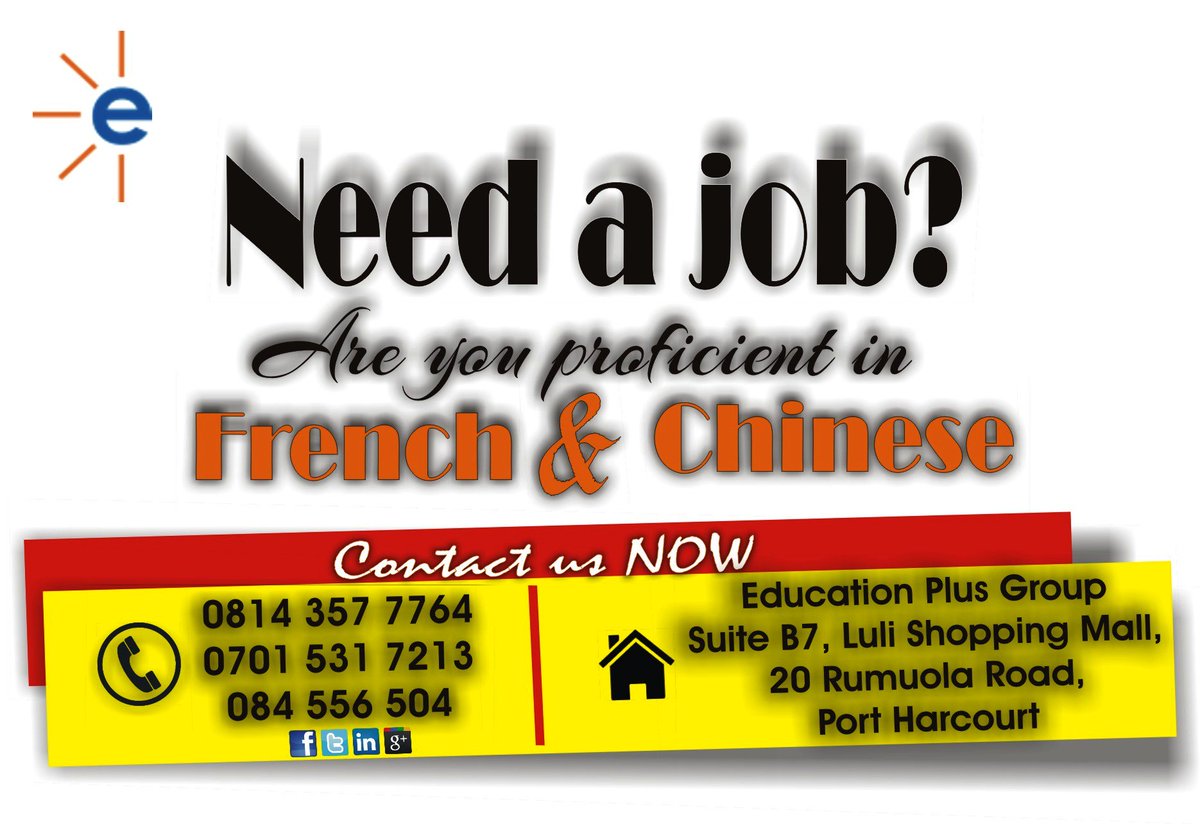 EducationplusG's tweet photo. Let's solve that unemployment problem for you. Call now!!!
@d4shizzy @iamnkwachiteogu @africanking200 https://t.co/Nh60KSI64g