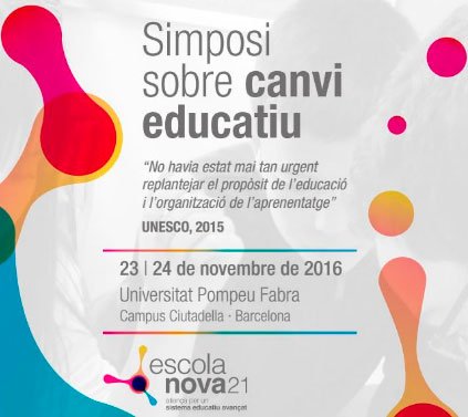 EduCaixa_CAT's tweet photo. Simposi sobre canvi educatiu organitzat per #EscolaNova21, @Unescocat i #OCDE: 23 i 24 de novembre a Barcelona https://t.co/56PCopFexF https://t.co/336G2RncXb
