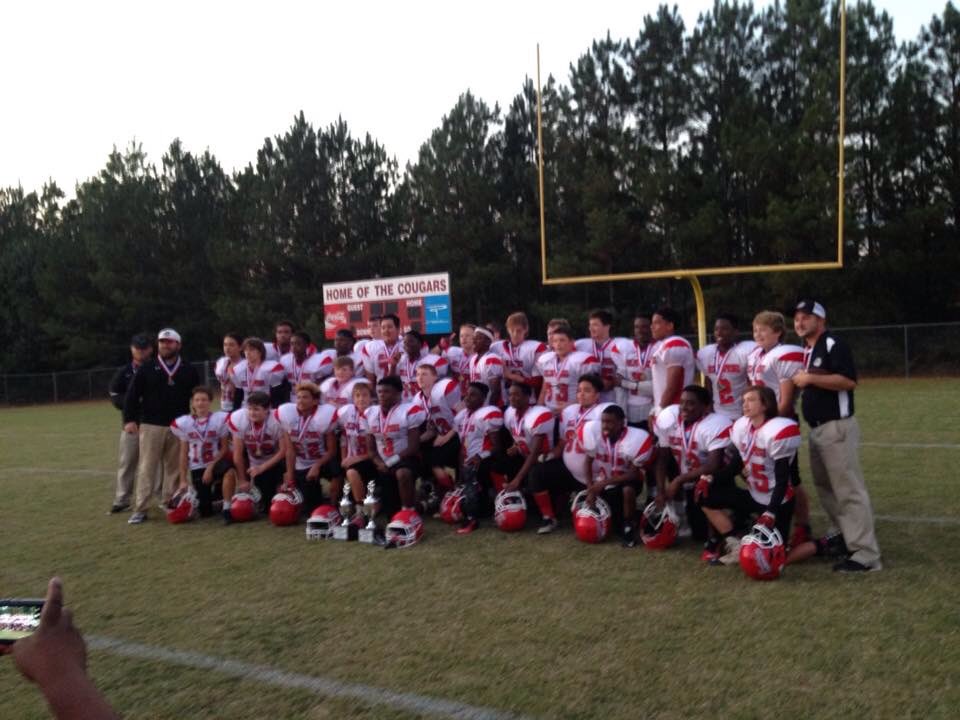 Vtrain69's tweet photo. Congratulations to my son Najai and his teammates for winning the  Middle School Peach Conference Championship. #BlessedByYah! https://t.co/GX0FJJBLbD