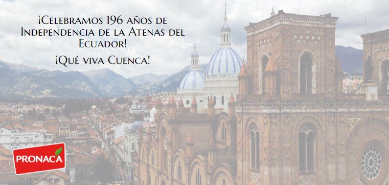 Felices fiestas a una de las ciudades más espectaculares y culturales de nuestro país: ¡Qué viva Cuenca!
