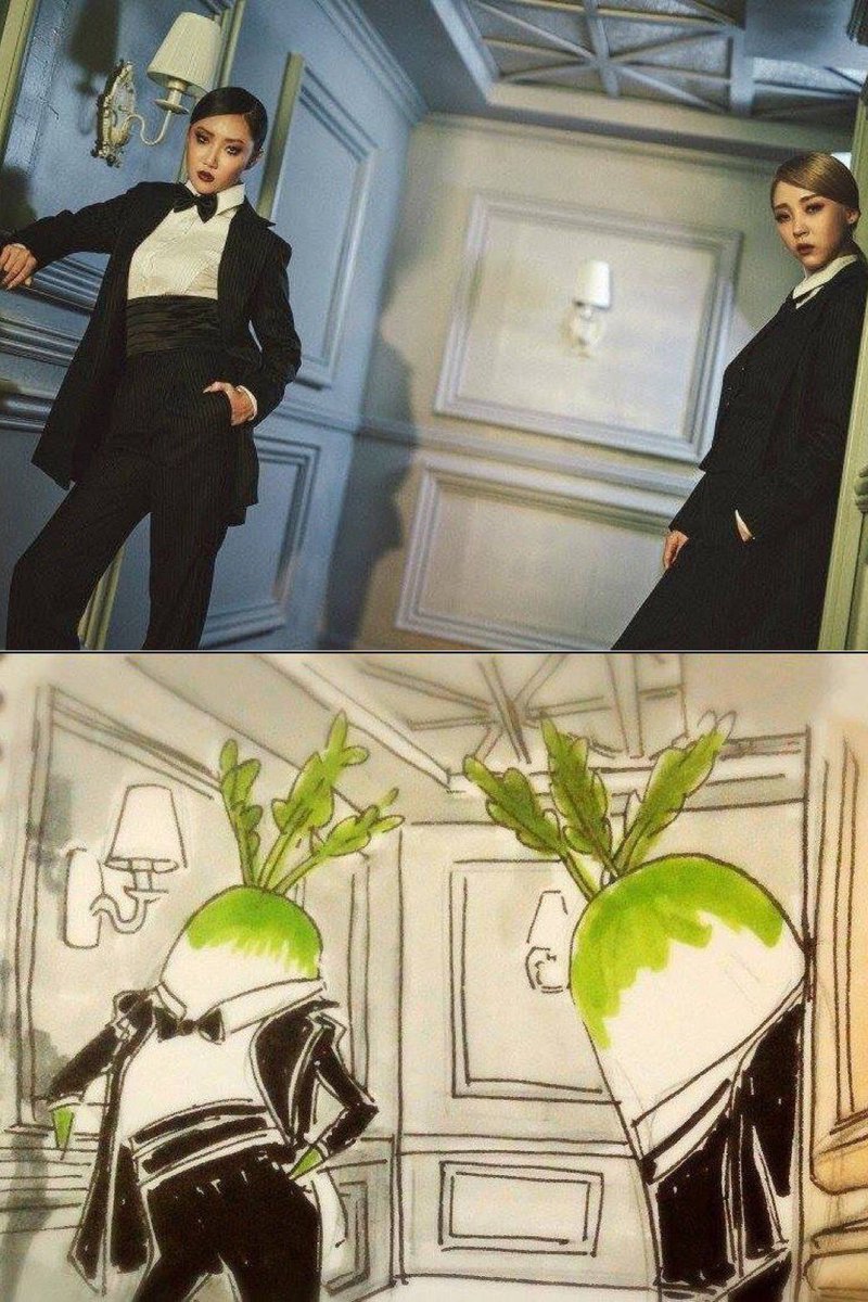 Jelly Drops 韓国情報ワババ ママムのファンが描いたイラスト ムとはが日本では大根の意味になるから大根でママムを表現したみたいです 韓国話題 ママム ワババ ワババシェア T Co Hz3lwaudst Twitter