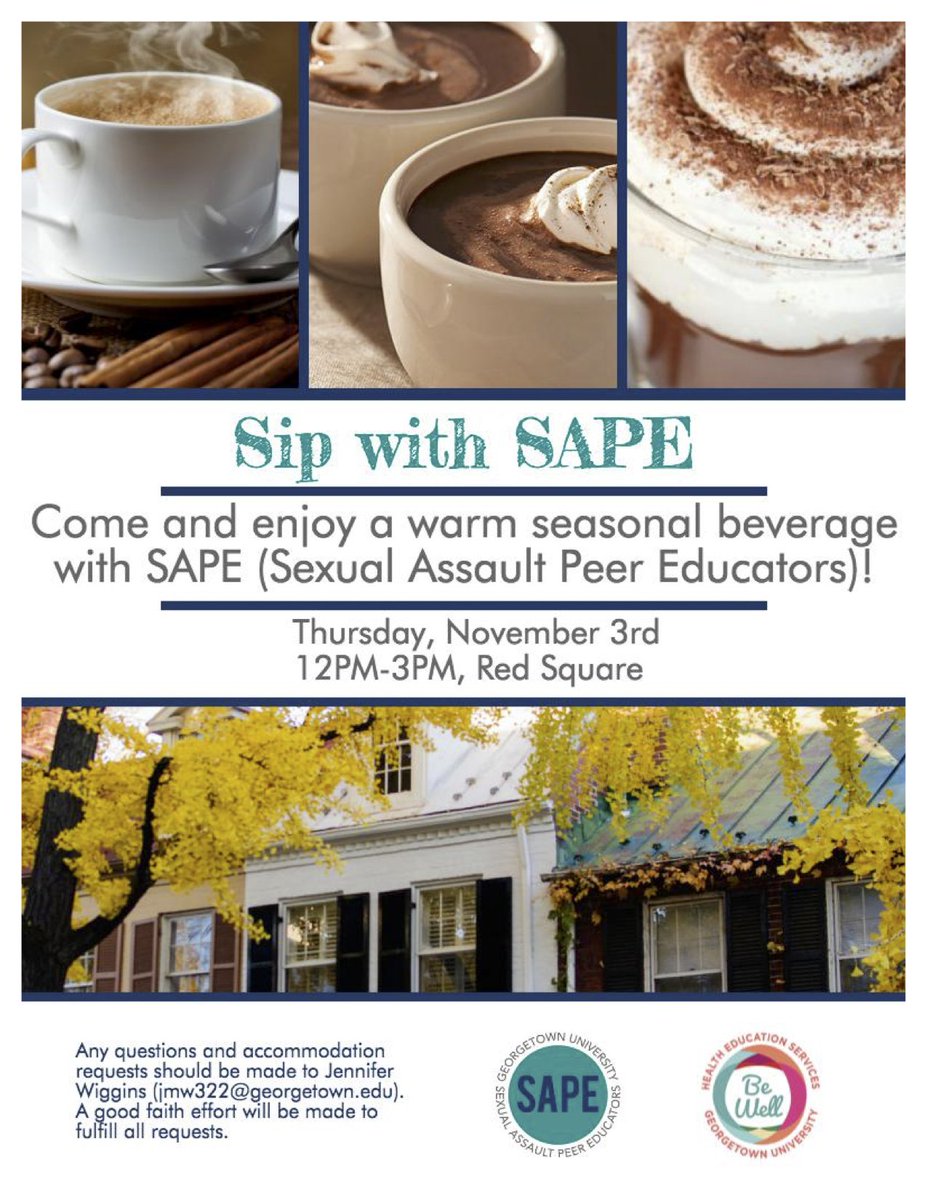 WeAreMCSR's tweet photo. TODAY noon - 3 p.m. get refreshments &amp; resources @Georgetown with @askdcapp @GeorgetownSAPE #UASKDC #StayWoke https://t.co/APGtTnOu8E