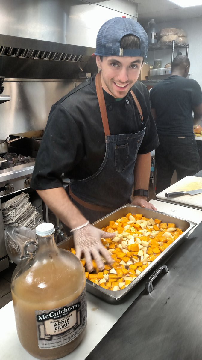 The start of pumpkin apple butter for this weekend's brunch :-)