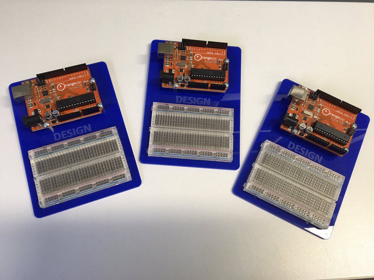 CranleighDesEng's tweet photo. The Arduino kits have arrived! Thanks to @Chris_Calver @Rapid_Edu for sourcing the components for us! #programming #electronics https://t.co/6xqxzBbzqC