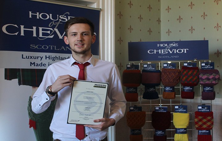 Glasgow_Clyde's tweet image. We're celebrating the success of our 200th textile MA, Connor Smith @apprentice_scot ow.ly/LRLJ305OXL2