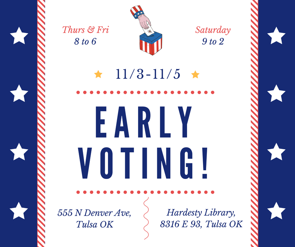 Snow4OK's tweet photo. Early voting starts today! Let's get out and vote for @LloydSnowOK! https://t.co/L9iLXmP2vK