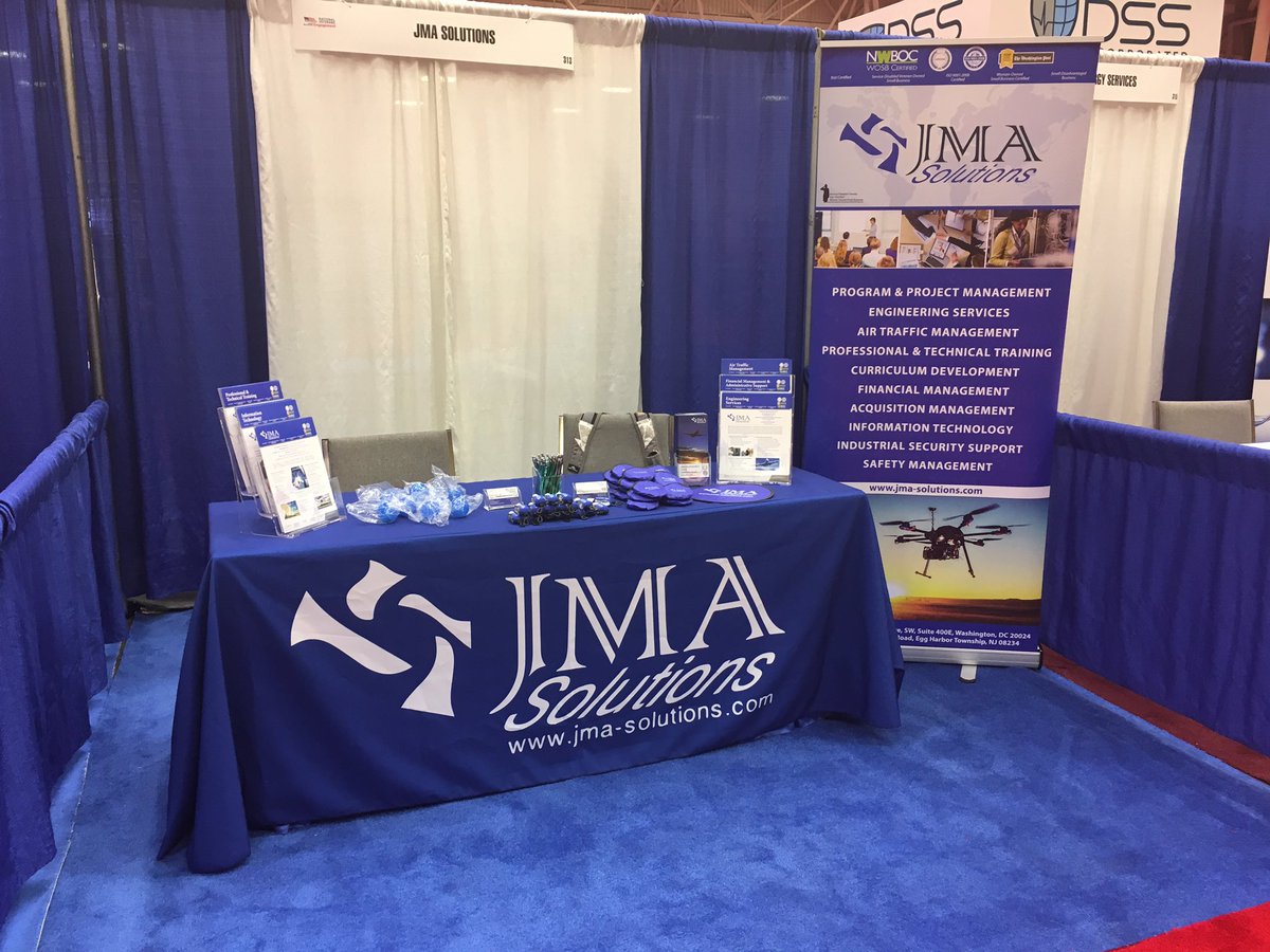 JMA_Solutions's tweet photo. Today is the last day to come by #Booth313 to connect with the #JMA team! #NVSBE2016 #SmallBiz #SDVOSB https://t.co/jxvxeJfKBU