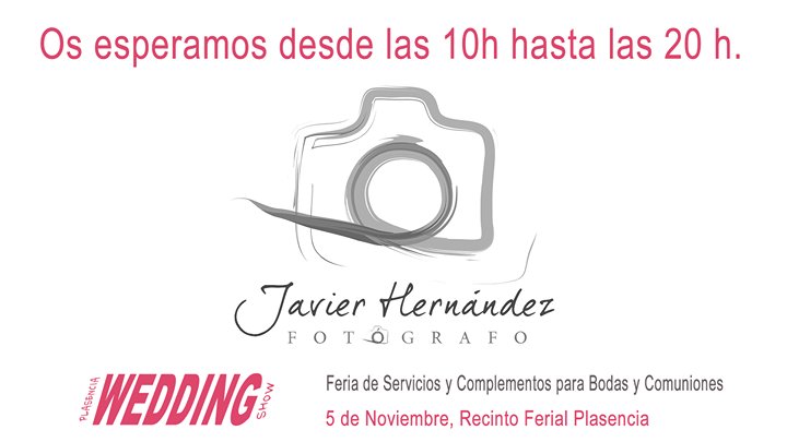 PlasenciaWS's tweet photo. Plasencia Wedding Show, la Feria de los Servicios y Complementos para tu Boda o 1º Comunión.
5 de Noviembre de 10 h… https://t.co/mH9LHv8mQD